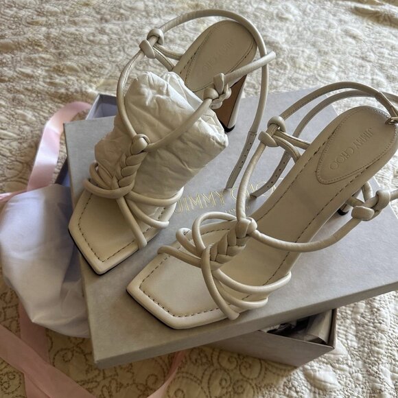 Jimmy Choo Shoes - Jimmy Choo Napa Leather Heels